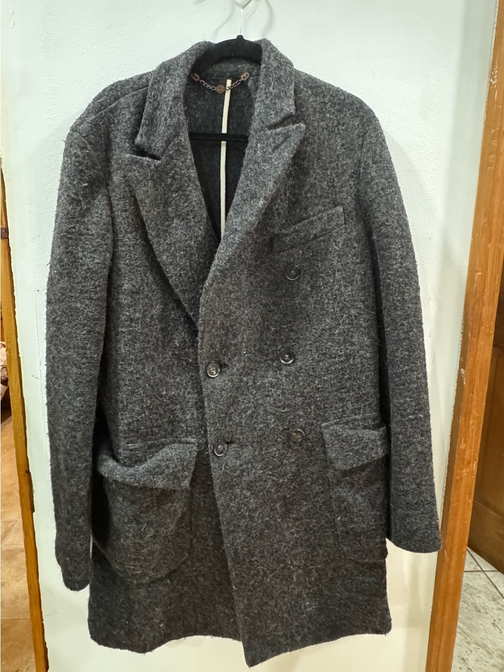 Atelier Scotch Double Breasted Wool Coat EU 50